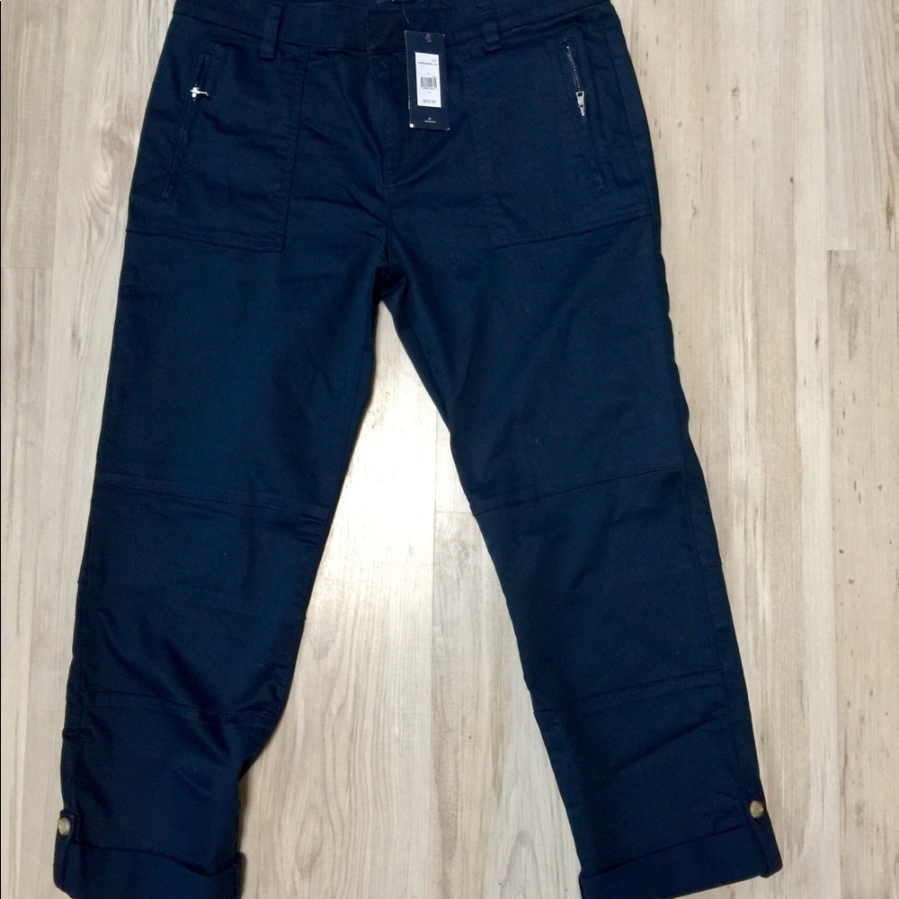Tommy Hilfiger Navy Crop Pants Size 10